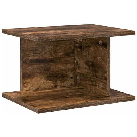 Comodino Rovere fumé 40 x 30 x 25 cm Legno multistrato - Foto 1