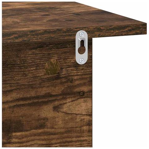 Comodino Rovere fumé 40 x 30 x 25 cm Legno multistrato - Foto 9