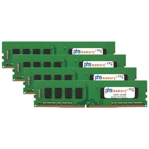 Kit Memoria Ram Da 64 Gb (4x16 Gb) Phs Per Dell Precision 3430 Tower Ddr4 Udimm 2666 Mhz Pc4-2666v-u (sp274733) - Foto 1