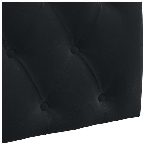 Testiera sospesa Con luce LED Nero Velluto - Foto 9