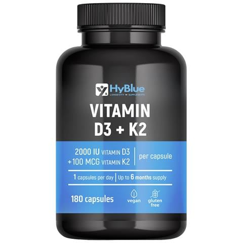 Vitamina D3 2000 UI + K2 MK-7 100 mcg 180 Compresse | Sinergia per Ossa, Denti e Sistema Immunitario | Alta Biodisponibilità | 100% Vegano, Senza Glutine e Senza Lattosio | Fino a 6 Mesi - Foto 4