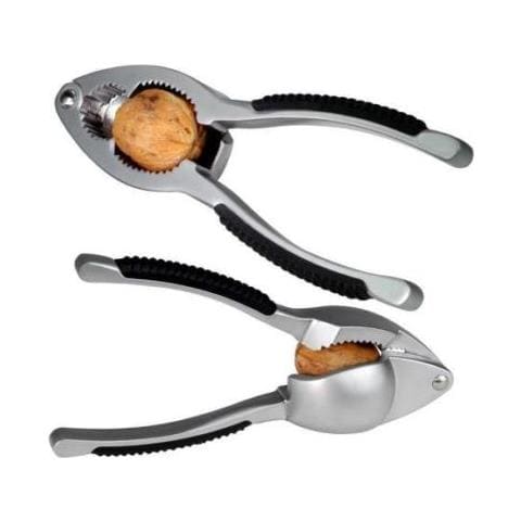 Schiaccianoci Rompi Noci Bombato Pesante Con Raccogli Guscio Lega Di Zinco Cm. 18 - Foto 1