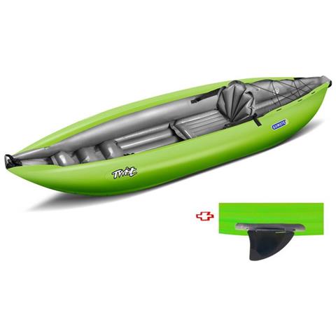 Canoa Gonfiabile Twist1 Verde Con Pinna 043948-g (1c/11c) - Foto 5