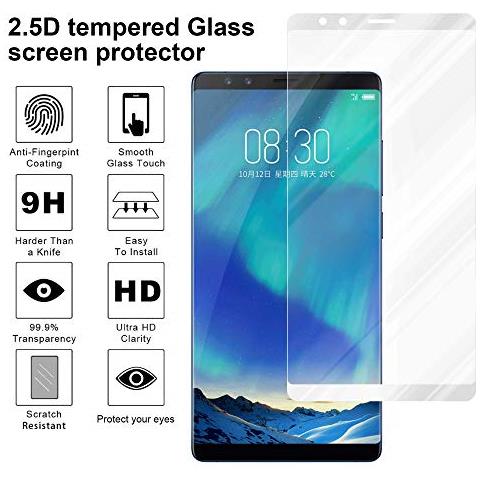 Pellicola Armatura A Schermo Intero Compatibile Con Zte Nubia Z17s In Trasparente Con Bianco - Vetro Temperato (tempered) Di Protezione Del Display In Durezza 9h Con 3d Touch - Foto 2