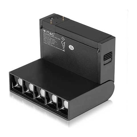 V-tac Pro Vt-4210 Magnetic Linear Track Light Faretto Magnetico Da Binario 10w Bianco Caldo 4000k Cri= 90 30° Corpo Nero - Sku 7963 - Foto 1