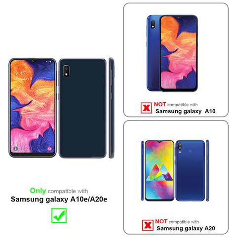 Custodia Compatibile Con Samsung Galaxy A20e In Grigio Fiore - Coperchio Protettivo In Design Floreale Con Chiusura Magnetica, Funzione Stand E Slot Per Carte - Foto 11