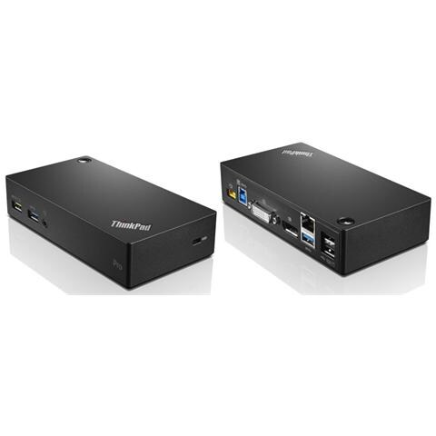 ThinkPad USB 3.0 Ultra Dock, Cavo, USB 3.0 (3.1 Gen 1) Type-A, , Nero, 5 - 40 °C, 20 - 95% - Foto 1