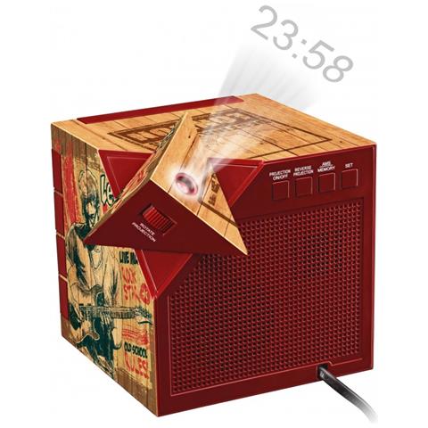 Radio Orologio RR70PROCKWOOD FM / PLL Colore Nero Marrone Rosso - Foto 12