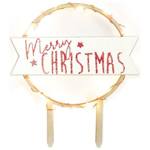 Cake Topper Led - Merry Christmas - Foto 1