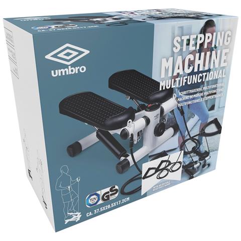 Stepper Per Allenamento Palestra Con Display Ldc E 2 Fasce Elastiche - Foto 2