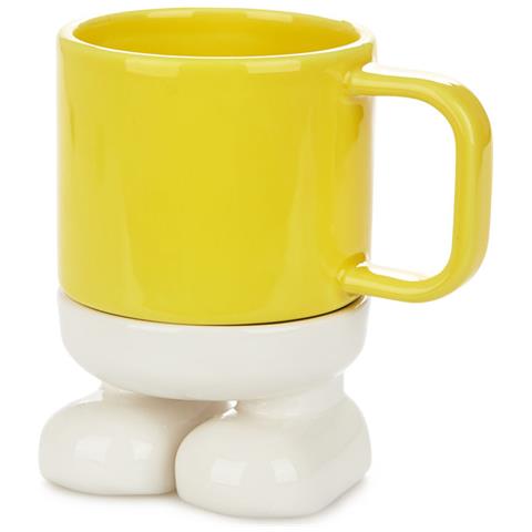 Ceramic Mug Mr. Standy - Yellow - Foto 1