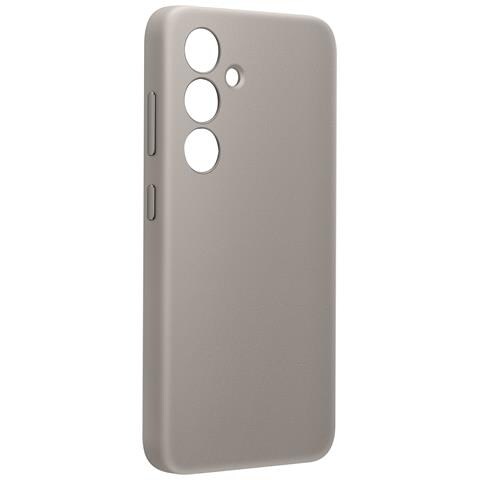 Cover Per Samsung Galaxy S24 Pelle Vegetale Fotocamera Protetta, Grigio - Foto 2