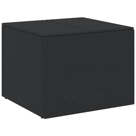 Contenitore Da Giardino Nero 291l In Polyrattan - Foto 2
