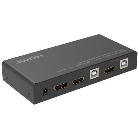 MC-HDMIKVM0201-4K switch per keyboard-video-mouse (kvm) Nero - Foto 3