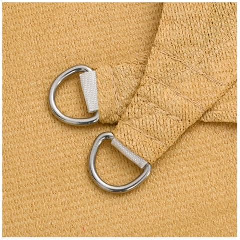 Vela Parasole 160 G /m Quadrata Sabbia 7x7 M In Hdpe - Foto 10