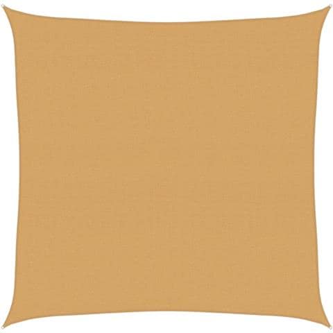 Vela Parasole 160 G /m Quadrata Sabbia 7x7 M In Hdpe - Foto 1