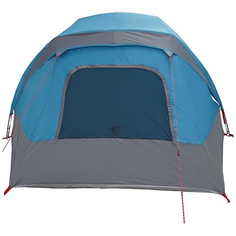 Tenda da Campeggio a Cabina per 4 Persone Blu Impermeabile - Foto 2