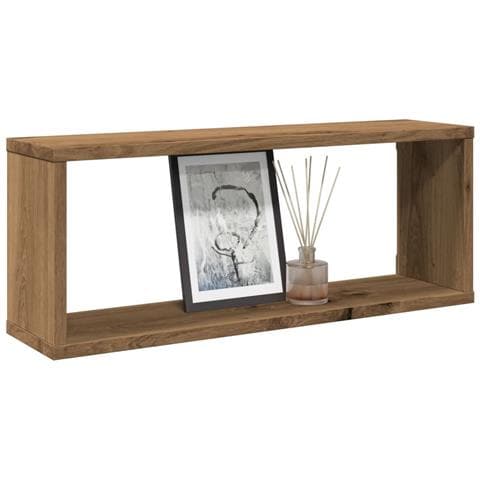 Mensole Parete A Cubo 6 Pz Artigianale 30x15x30 Cm Truciolato - Foto 1