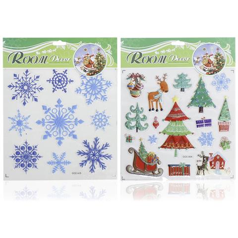 Adesivo Natalizio 255*145mm (120) Casuale - Foto 1