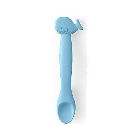 Suavinex Cucchiaio Whale Silicone Azzurro - Foto 1