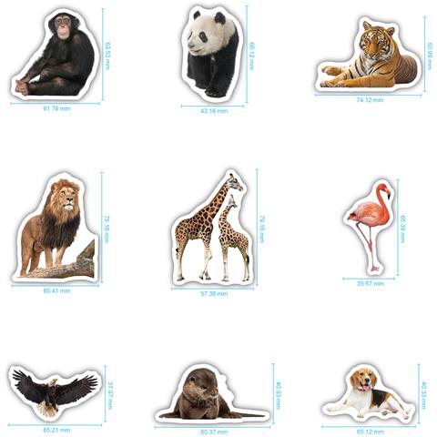 Pacchetto Di Adesivi Animali - Adesivi Carini E Impermeabili Per Bambini E Adulti   Animale - Foto 2
