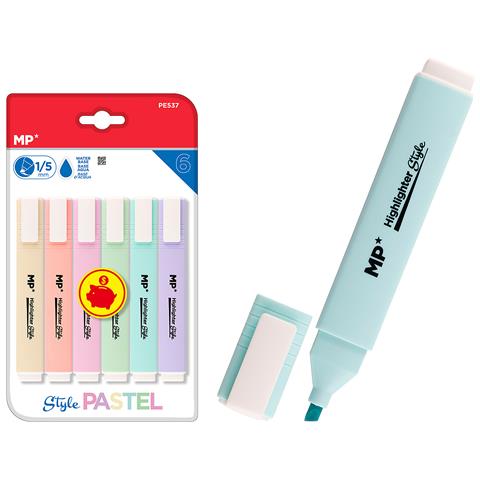 Evidenziatore Pastel 6 Uds. Pack Risparmio - Foto 1