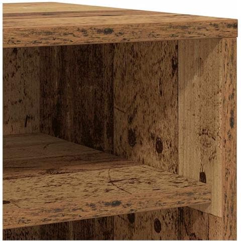 Scarpiera Legno Antico 32x35x70 cm in Legno Multistrato - Foto 9