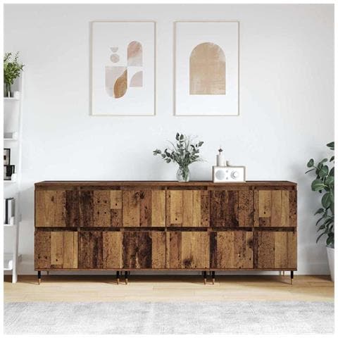 Sideboards 3 pcs Legno vecchio 180 x 35 x 70 cm - Foto 2