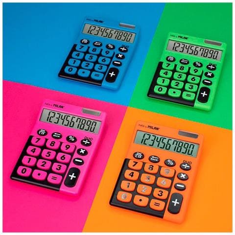 Duo calcolatrice Desktop Calcolatrice di base Blu - Foto 2