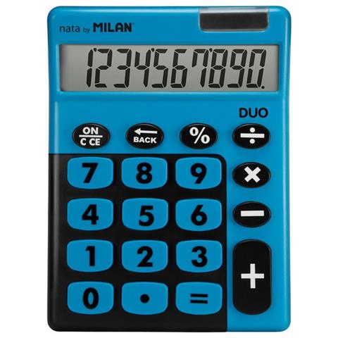 Duo calcolatrice Desktop Calcolatrice di base Blu - Foto 1