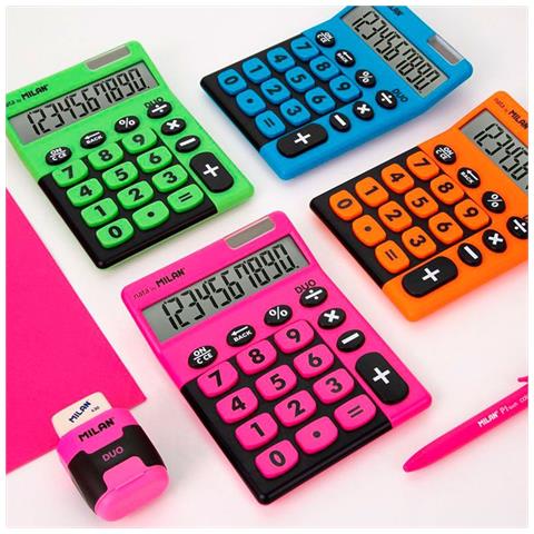 Duo calcolatrice Desktop Calcolatrice di base Blu - Foto 4