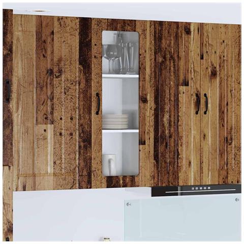 Mobile da cucina con lo scaffale Legno vecchio 40 x 31 x 100 cm - Foto 2