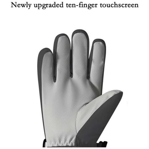 Guanti Da Sci Per Adulti - Impermeabili, Caldi, Compatibili Con Touchscreen M - Foto 3