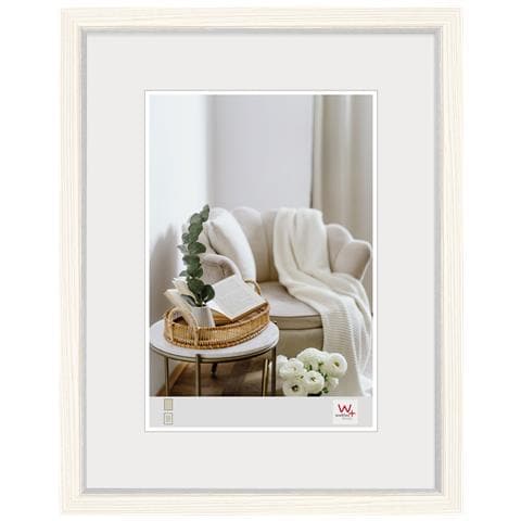 Hygge Struttura In Legno 13x18 Cm Bianco - Foto 1