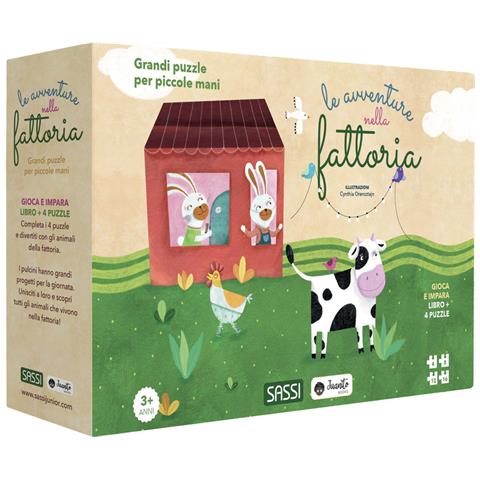 Pamela Altieri - Le avventure nella fattoria. Gioca e impara. Ediz. illustrata. Con puzzle - Foto 1