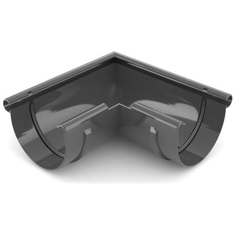 Angolo Grondaia Grafite 90° Esterno Sistema 125 - Foto 1