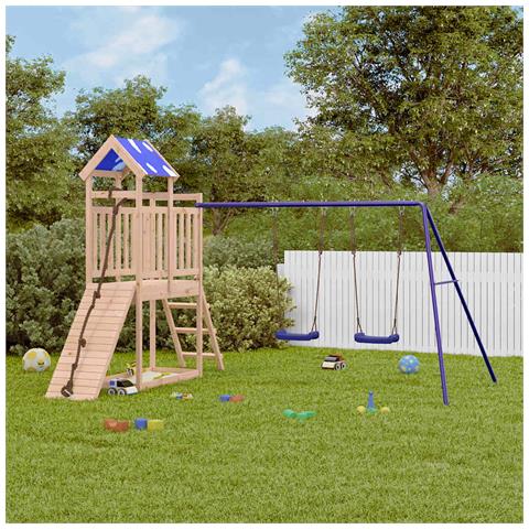 Set da Gioco da Esterno in Legno Massello di Pino - Foto 2