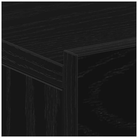 Comodino sospeso Rovere Nero 40x32x15 cm in Legno ingegnerizzato - Foto 9