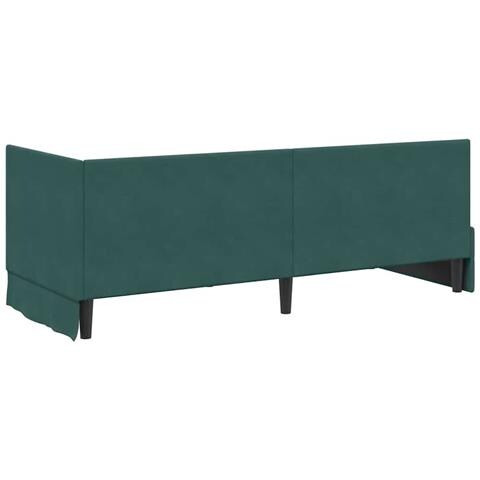 Struttura Letto Angolare con Materasso 2 pcs Verde Velluto - Foto 9