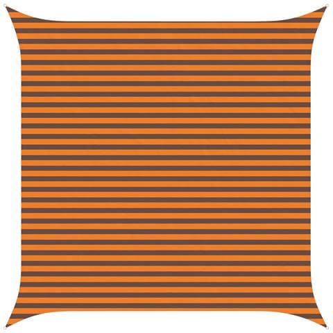 Vela da ombra solare Arancione e Marrone 4 x 4 m - Foto 1