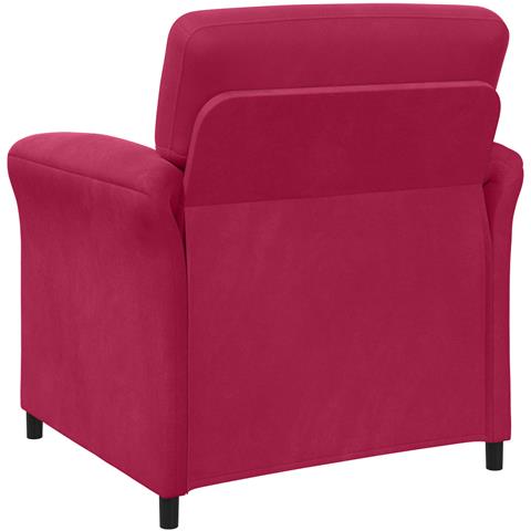 Set di divani 2 pz Rosso Vino Velluto - Foto 2