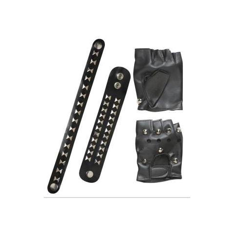 Set Biker / Rocker-paio Di Guantiborch. - Foto 1