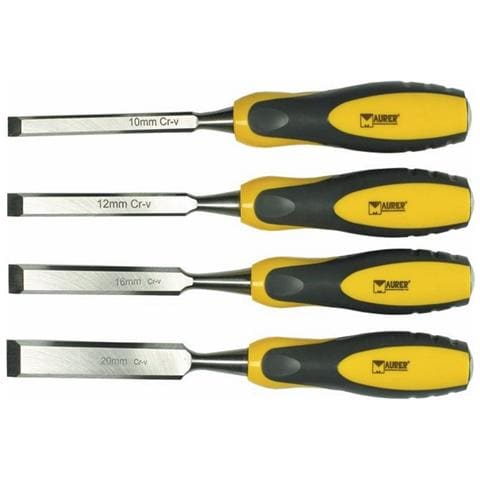 Scalpelli per Falegname in Serie 4 pezzi (10-12-16-20 mm) Plus - Foto 1