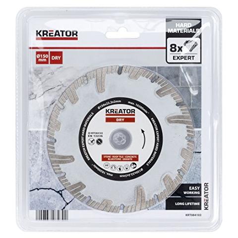 Krt084103 disco Diamantato Per Cemento, Tegole, Pietra E Granito Ø 150 mm - Foto 1