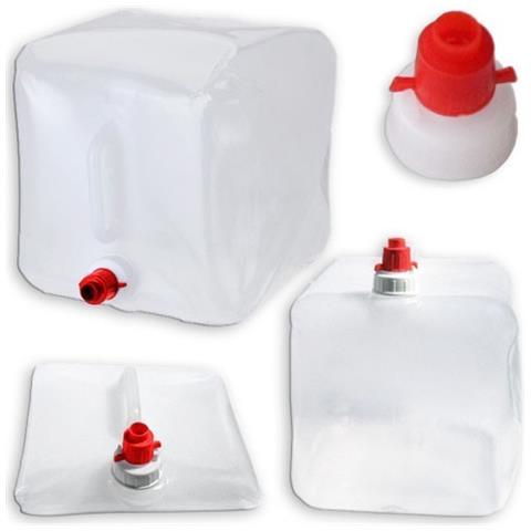 Tanica Campeggio Pieghevole 10l Acqua Liquidi Richiudibile Per Campeggio Viaggi - Foto 3