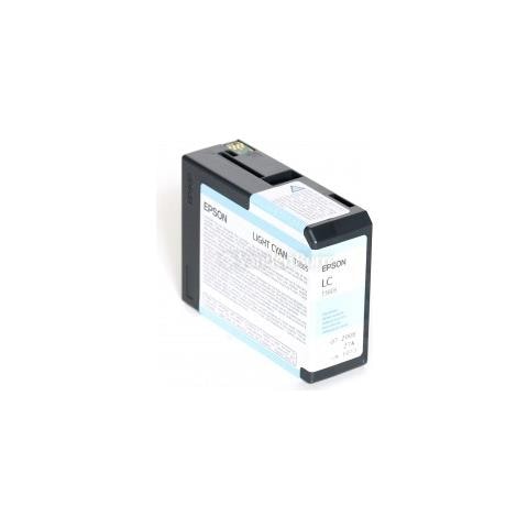 Cartuccia T5805 Light Ciano Compatibile Per Epson Stylus Pro 3800,3880 T580500 T5805 80ml - Foto 1