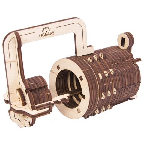 Puzzle in Legno 3D - Lucchetto a Combinazione - 34 Pezzi - Foto 2