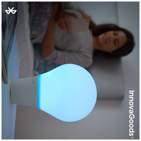 Lampada A Forma Di Lampadina Led Touch In Silicone Con Altoparlante Silitone - Foto 2
