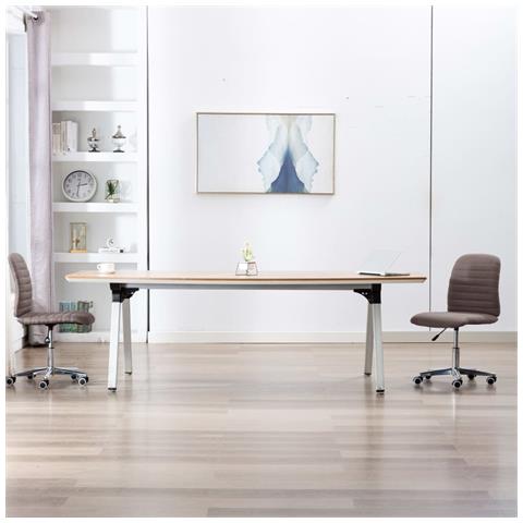 Sedie da Pranzo 2 pz Grigio Talpa in Tessuto - Foto 1