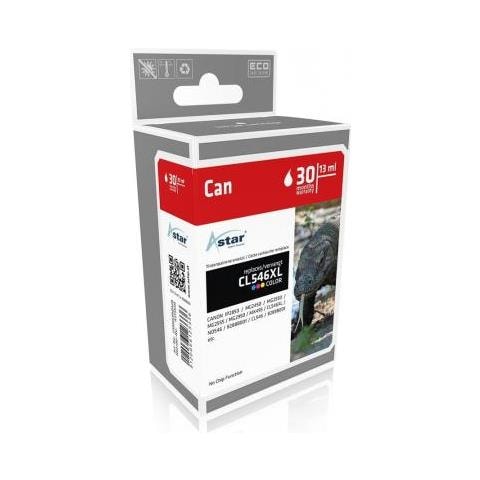 Farbe (cyan, Magenta, Gelb) - Tintenpatrone (entspricht: Canon Cl-546xl) - Fr Canon Pixma Ip2850, Mg2450, Mg2550, Mg2555, Mg2950, Mg2950s, Mx495 (as15505) - Foto 1